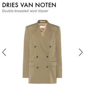 Dries Van Noten Double Breasted Blazer